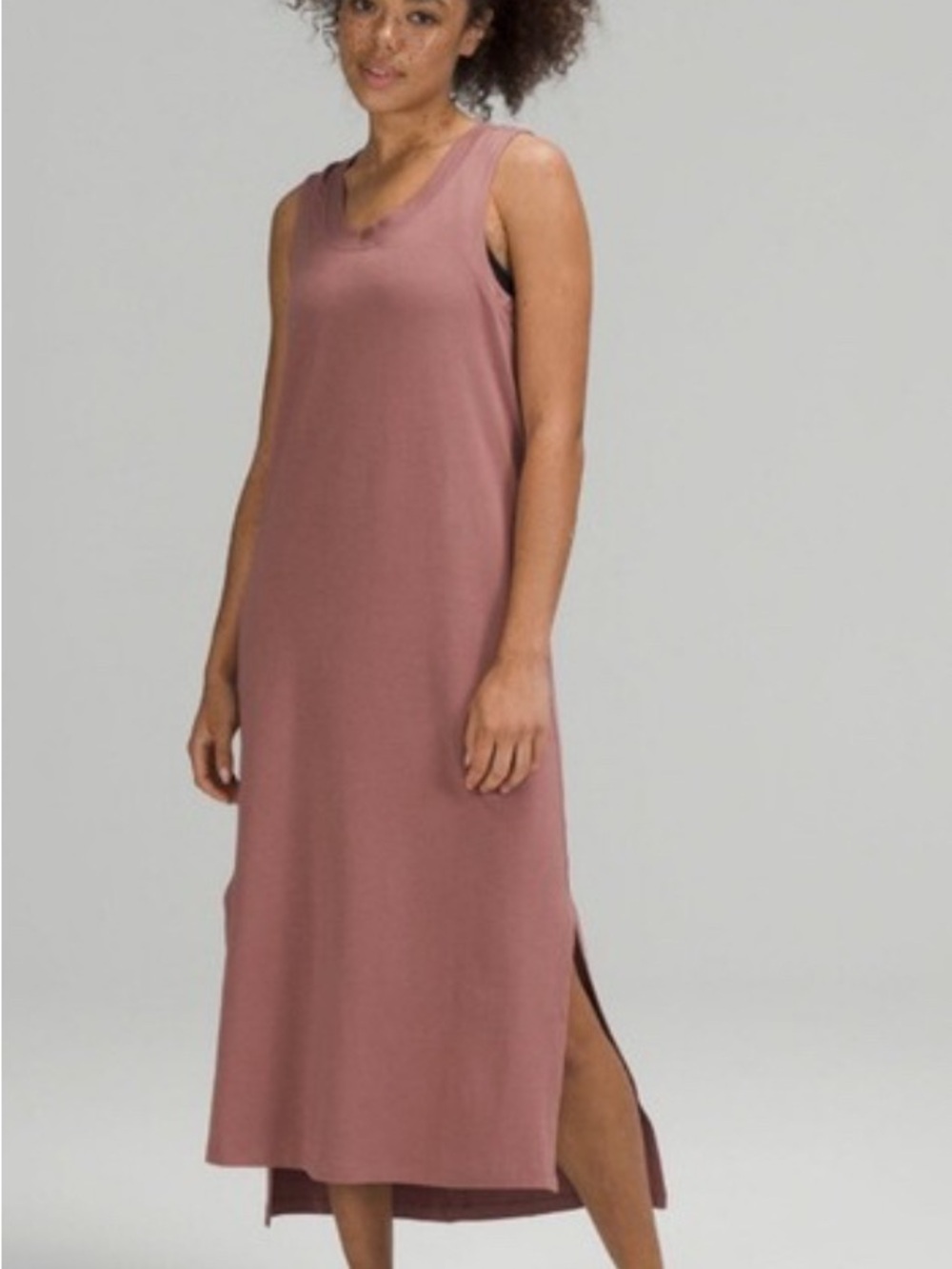 LULULEMON All Yours Tank Maxi Dress Spiced Chai 0 (fits oversized)